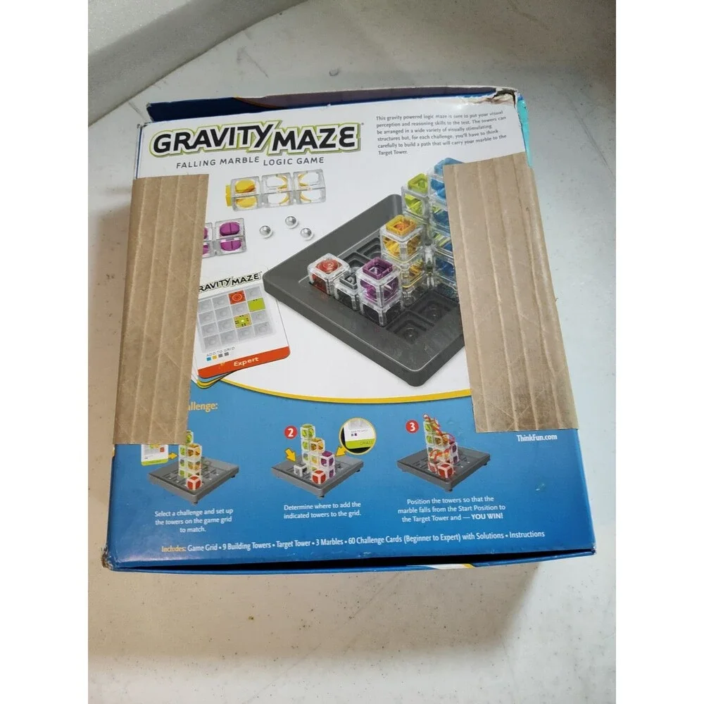 ThinkFun Gravity Maze Marble Run Logic Game STEM Toy for Boys Girls Age 8 +(990)